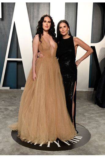 Rumer Willis et Demi Moore à l&#039;after-party des Oscars organisée par «Vanity Fair» à Los Angeles le 9 février 2020