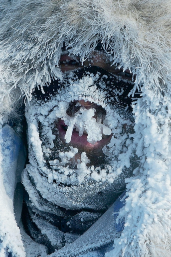 Moins 60 °C ! lors de l’expédition Arktos, en 2002.