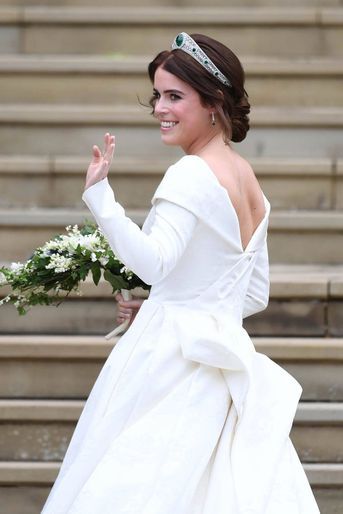 La princesse Eugenie d'York, le jour de son mariage, le 12 octobre 2018