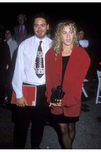 Sarah Jessica Parker au début de sa relation avec Robert Downey Jr. en 1984. 