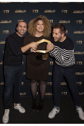 Trois Cafés Gourmands lors de la 1ère édition des Olympia Awards, cérémonie récompensant des artistes de la musique et de l’humour, à  Paris le 11 décembre 2019