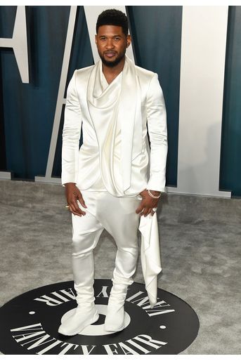 Usher à l&#039;after-party des Oscars organisée par «Vanity Fair» à Los Angeles le 9 février 2020