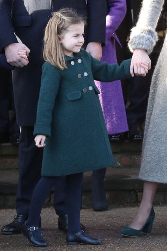 La princesse Charlotte de Cambridge (ici le 25 décembre) va fêter ses 5 ans en 2020