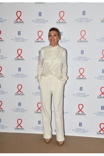Anne Marivin lors du "Dîner de la mode du Sidaction" à Paris, le 23 janvier 2020. 
