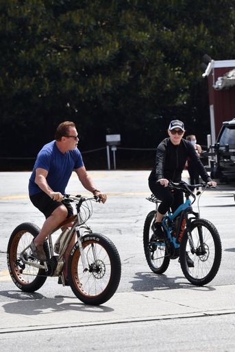 Arnold Schwarzenegger et Heather Milligan à Los Angeles le 21 juin 2020.