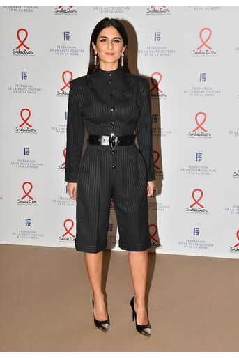 Géraldine Nakache lors du "Dîner de la mode du Sidaction" à Paris, le 23 janvier 2020. 