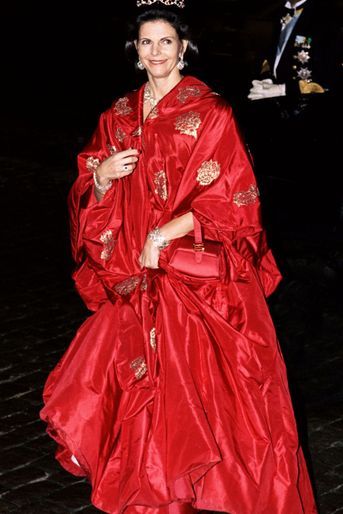 La reine Silvia de Suède à Frederiksborg, le 18 novembre 1995