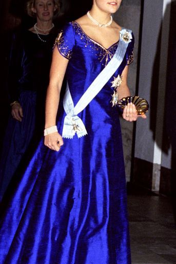 La princesse héritière Victoria de Suède, à Copenhague le 17 novembre 1995