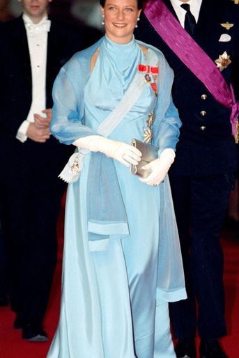 La princesse Märtha Louise de Norvège et le prince Laurent de Belgique à Frederiksborg, le 18 novembre 1995
