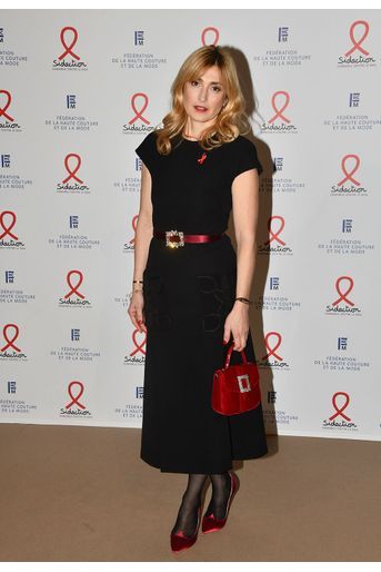 Julie Gayet lors du "Dîner de la mode du Sidaction" à Paris, le 23 janvier 2020. 