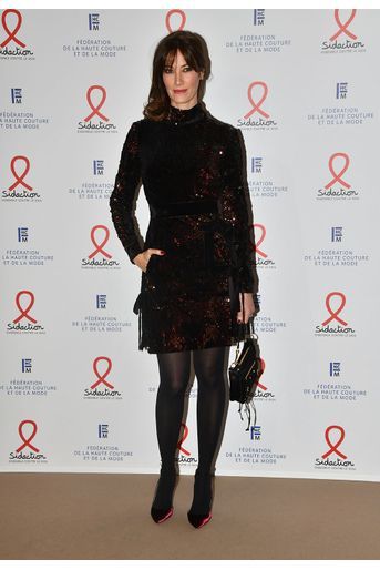 Mareva Galanter lors du "Dîner de la mode du Sidaction" à Paris, le 23 janvier 2020. 