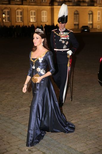 La princesse Marie et le prince Joachim de Danemark à Copenhague, le 1er janvier 2020
