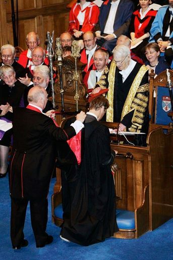 Le prince William lors de la cérémonie de remise des diplômes à l’université de St Andrews, en Ecosse, en juin 2005.