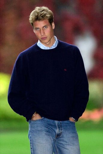 Le prince William lors de son entrée à l’université de St Andrews, en Ecosse, en septembre 2001.