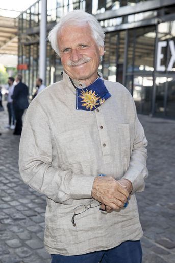 Yann Arthus-Bertrand à l'exposition Jam Capsule à la Villette à Paris le 22 juin 2020