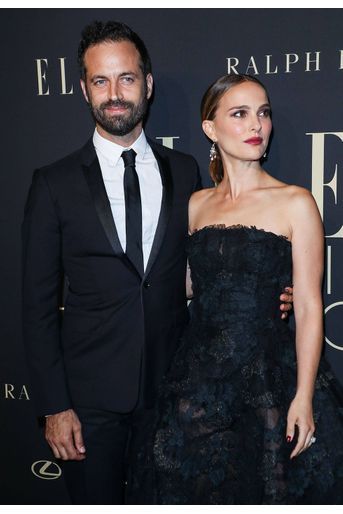 Benjamin Millepied et Natalie Portman à la soirée «Elle Women In Hollywood» à Beverly Hills le 14 octobre 2019