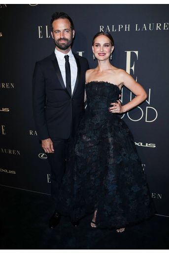Benjamin Millepied et Natalie Portman à la soirée «Elle Women In Hollywood» à Beverly Hills le 14 octobre 2019