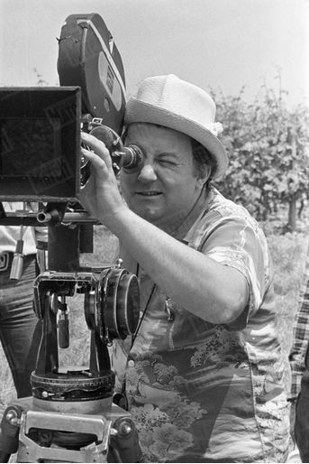 Coluche sur le tournage de son film «Vous n'aurez pas l'Alsace et la Lorraine», en 1977. 