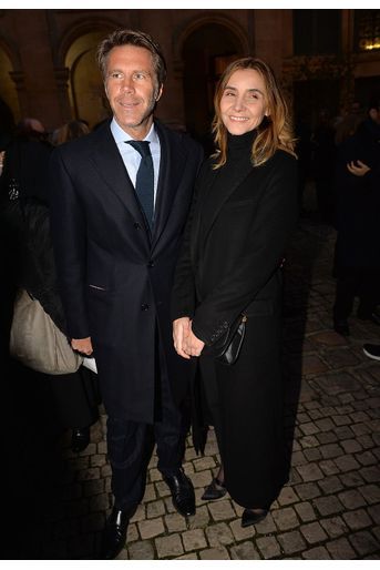 Emmanuel-Philibert de Savoie et Clotilde Courau à l'Académie des Beaux-Arts à Paris le 6 février 2020