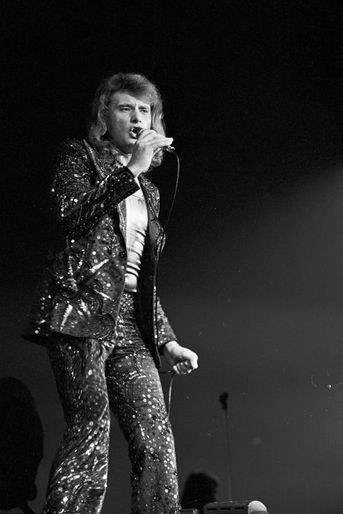 Johnny Hallyday en concert à Paris, 29 septembre 1971