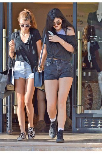 Sofia Richie et Kylie Jenner en virée shopping à Beverly Hills en septembre 2013