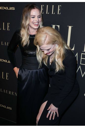 Margot Robbie et Nicole Kidman à la soirée «Elle Women In Hollywood» à Beverly Hills le 14 octobre 2019