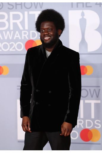 Michael Kiwanuka aux Brit Awards à Londres le 18 février 2020