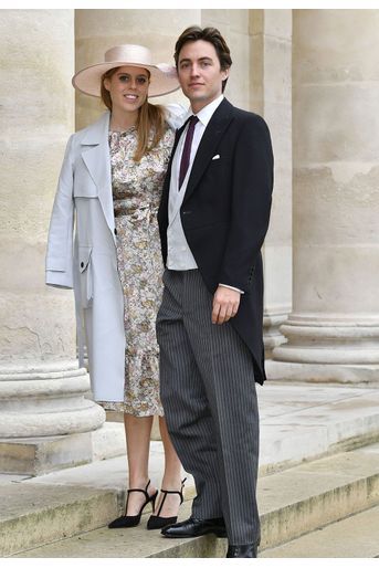 La princesse Béatrice et son fiancé Edoardo Mapelli Mozzi