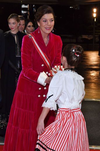 La princesse Caroline de Hanovre et ses belles-filles à Monaco, le 19 novembre 2019