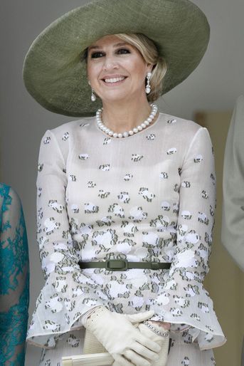 La reine Maxima des Pays-Bas en Indonésie, le 11 mars 2020