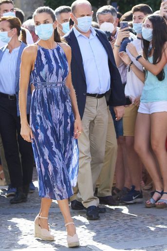 La reine Letizia d&#039;Espagne en Andalousie, le 29 juin 2020