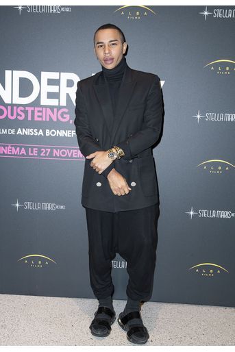 Olivier Rousteing à la projection du documentaire «Wonder Boy - Né Sous X» à l'Assemblée Nationale à Paris le 27 novembre 2019