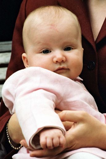 La princesse Elisabeth de Belgique, le 14 avril 2002