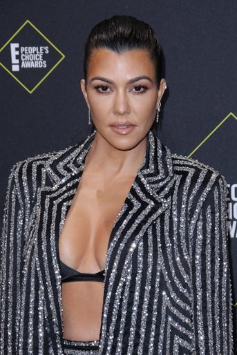 Kourtney Kardashian à la 45ème cérémonie des People&#039;s Choice Awards, à Santa Monica (Californie), le 10 novembre 2019.