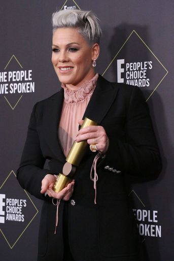 Pink à la 45ème cérémonie des People&#039;s Choice Awards, à Santa Monica (Californie), le 10 novembre 2019.