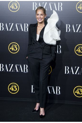 Sharon Stone lors de la soirée Harper Bazaar Attitude 43 Awards à Madrid le 5 novembre 2019.