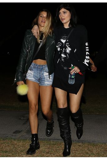 Sofia Richie et Kylie Jenner au concert de Rihanna à Pasadena en août 2014