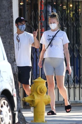 Sophie Turner et Joe Jonas à Los Angeles le 21 juin 2020
