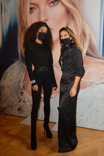 Tina Kunakey et Valérie Messika à l'hôtel de Crillon à Paris le 5 octobre 2020