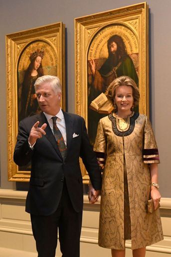 Le roi des Belges Philippe et la reine Mathilde à Gand, le 30 janvier 2020