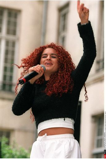 Larusso en juin 1999 à Paris, lors de la fête de la musique à l’hôpital Necker.