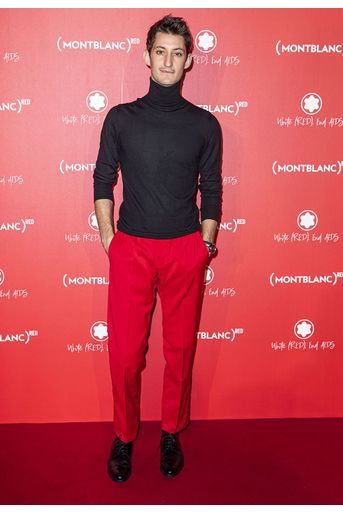Pierre Niney à la soirée Montblanc organisée pour le lancement de la collection «(Montblanc M)RED» au profit de l&#039;association (RED) à Paris le 8 octobre 2019