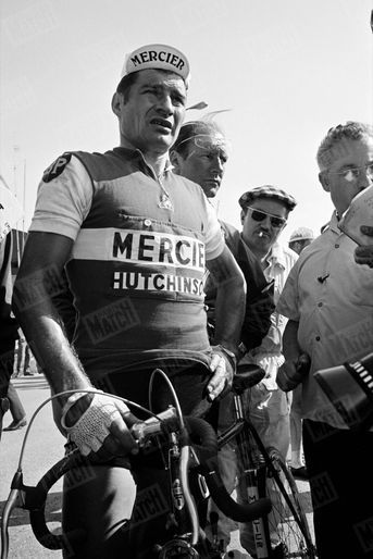 Raymond Poulidor, lors du 54e Tour de France, en juillet 1967.