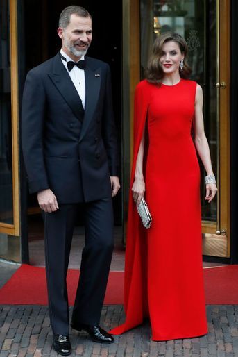 La reine Letizia d&#039;Espagne, le 29 avril 2017