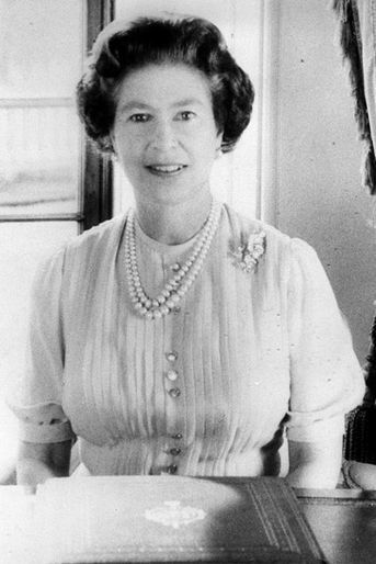 La reine Elizabeth II pour ses voeux de Noël 1983