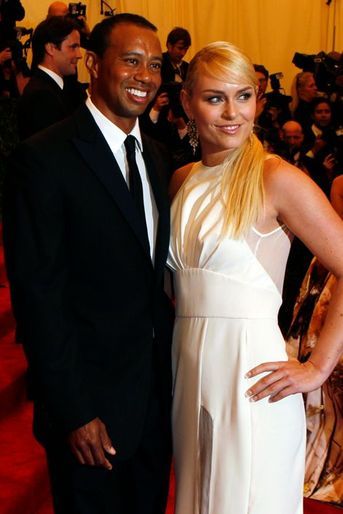 Tiger Woods et son ex-compagne, l'athlète Lindsey Vonn, en mai 2013.