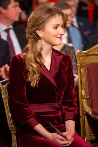 La princesse Elisabeth de Belgique à Bruxelles, le 18 décembre 2019