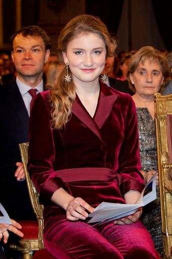 La princesse Elisabeth de Belgique à Bruxelles, le 18 décembre 2019