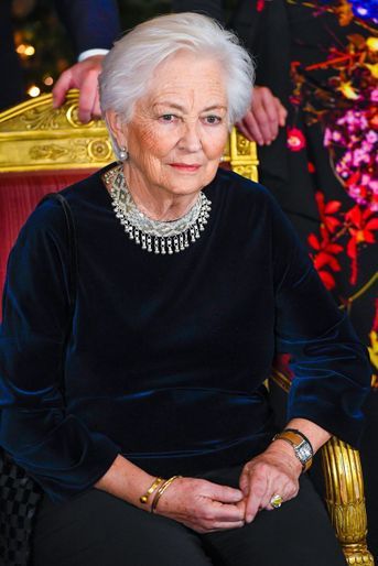 L&#039;ex-reine des Belges Paola à Bruxelles, le 18 décembre 2019