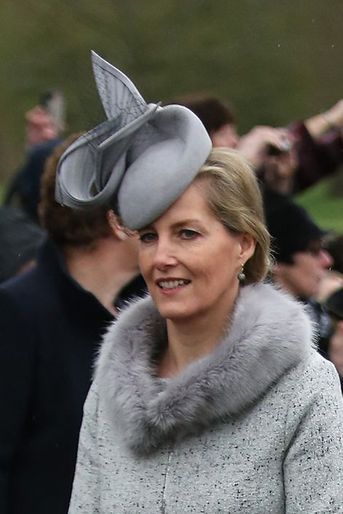 La comtesse Sophie de Wessex à Sandringham, le 25 décembre 2015